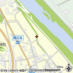 兵庫県西脇市蒲江周辺の地図