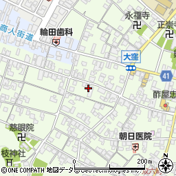 滋賀県蒲生郡日野町大窪784周辺の地図