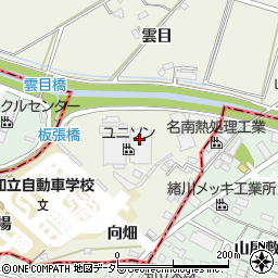 愛知県豊田市駒場町藤池周辺の地図