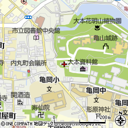 京都府亀岡市荒塚町内丸周辺の地図