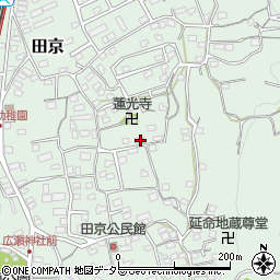 静岡県伊豆の国市田京532-3周辺の地図