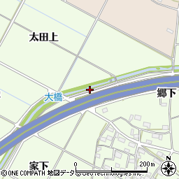 愛知県豊田市和会町紺屋田周辺の地図