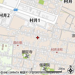 滋賀県蒲生郡日野町村井1300周辺の地図