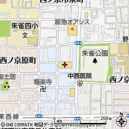 ディオハウス西ノ京店周辺の地図