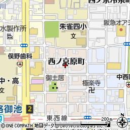 京都府京都市中京区西ノ京原町25-5周辺の地図