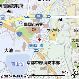 綜合警備保障株式会社　京都支社亀岡営業所周辺の地図