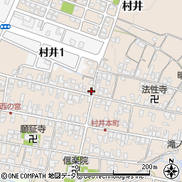 滋賀県蒲生郡日野町村井1240周辺の地図