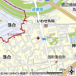 愛知県知立市西町（新川）周辺の地図