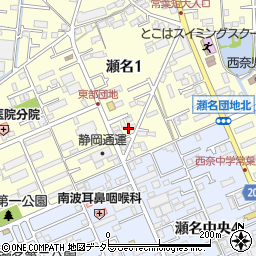 松永豆腐店　瀬名店周辺の地図