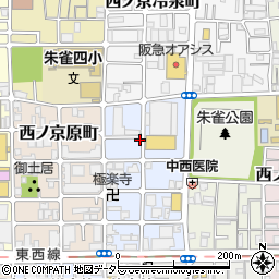 京都府京都市中京区西ノ京銅駝町周辺の地図