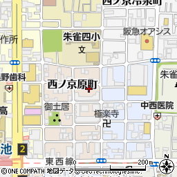 京都府京都市中京区西ノ京原町94周辺の地図
