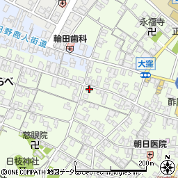 滋賀県蒲生郡日野町大窪781周辺の地図