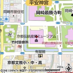京都市勧業館（みやこめっせ）周辺の地図