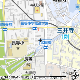 滋賀県大津市大門通3周辺の地図