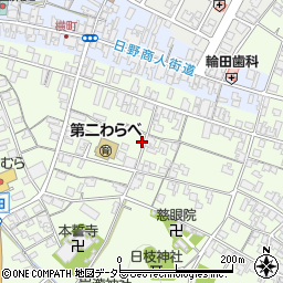 滋賀県蒲生郡日野町大窪958周辺の地図