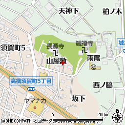 愛知県東海市高横須賀町山屋敷10周辺の地図