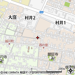 滋賀県蒲生郡日野町村井1263周辺の地図