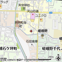 京都府京都市右京区嵯峨野宮ノ元町67周辺の地図