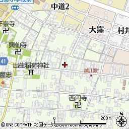 滋賀県蒲生郡日野町大窪614周辺の地図