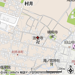 滋賀県蒲生郡日野町村井1203周辺の地図