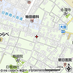 滋賀県蒲生郡日野町大窪803周辺の地図