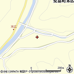 兵庫県姫路市安富町末広237周辺の地図