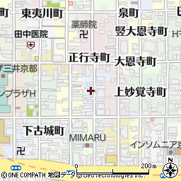 京都府京都市中京区上松屋町周辺の地図