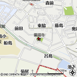 愛知県東海市富木島町新呂島周辺の地図
