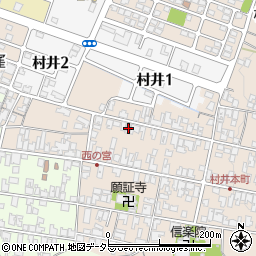 滋賀県蒲生郡日野町村井1295周辺の地図