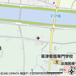 滋賀県草津市矢橋町1968周辺の地図