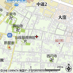 滋賀県蒲生郡日野町大窪603周辺の地図