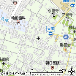 滋賀県蒲生郡日野町大窪794周辺の地図