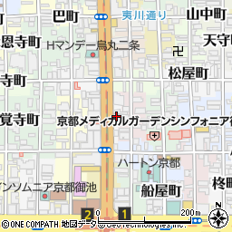 京都府京都市中京区秋野々町524周辺の地図