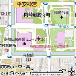 京都府立図書館周辺の地図