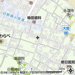 滋賀県蒲生郡日野町大窪806周辺の地図