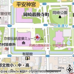 京都府立図書館周辺の地図