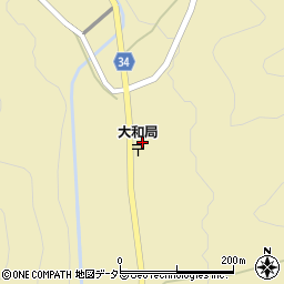 兵庫県多可郡多可町八千代区大和周辺の地図