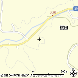 愛知県岡崎市大柳町赤井坂周辺の地図