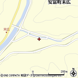 兵庫県姫路市安富町末広241周辺の地図