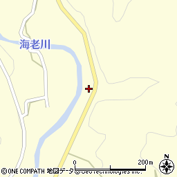 愛知県新城市副川立谷周辺の地図