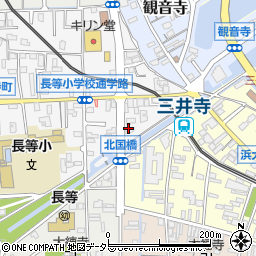 滋賀県大津市大門通2-4周辺の地図