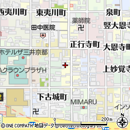 京都府京都市中京区二条西洞院町周辺の地図