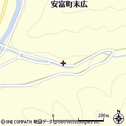 兵庫県姫路市安富町末広483周辺の地図