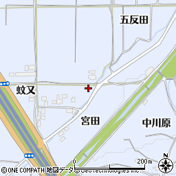 京都府亀岡市余部町蚊又96-3周辺の地図
