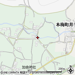 京都府亀岡市本梅町西加舎木ノ下周辺の地図