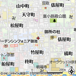 京都府京都市中京区杉屋町周辺の地図
