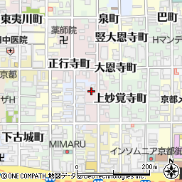 京都府京都市中京区頭町周辺の地図