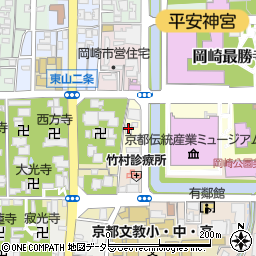 ヴィラ岡崎神宮周辺の地図