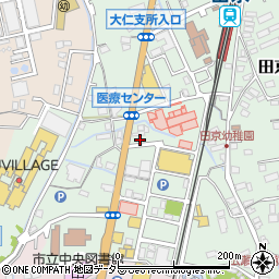 静岡県伊豆の国市田京154-7周辺の地図
