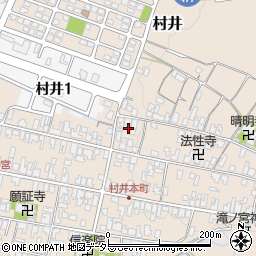 滋賀県蒲生郡日野町村井1193周辺の地図